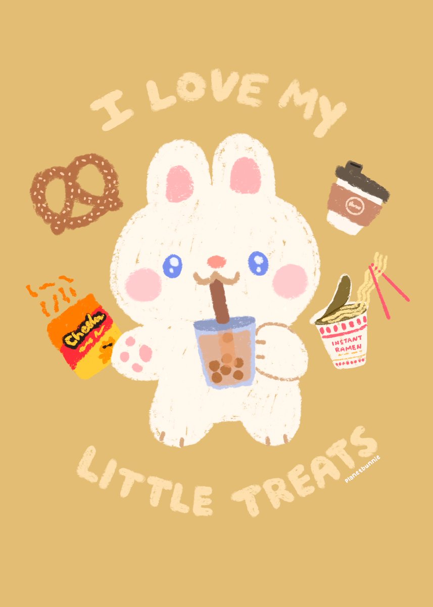planetbunnie's tweet photo. Love a lil snack 🍜🍦🍩🥨🍕🍟🧋 https://t.co/2ciY9wyPTD