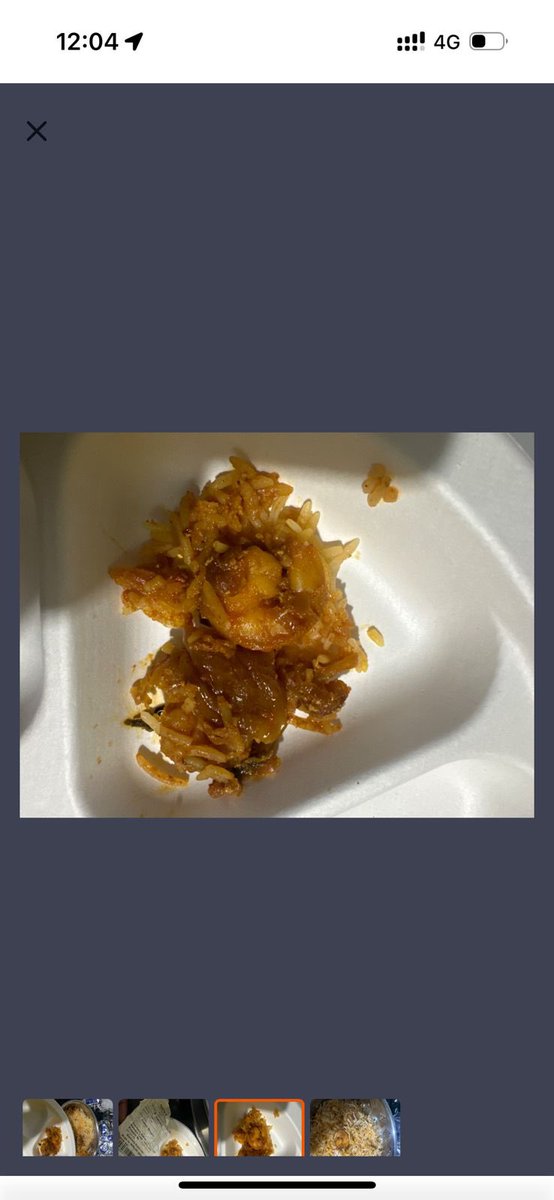 tejasvi_athelli's tweet photo. @_PersianReez @Swiggy I ordered paneer biryani and got prawns biryani instead. My friend who is a pure vegetarian ate non veg because of you and #mehfil And your representative denied to give refund. They have missed delivering mushroom Manchuria as well. https://t.co/O41v3Z6uiW