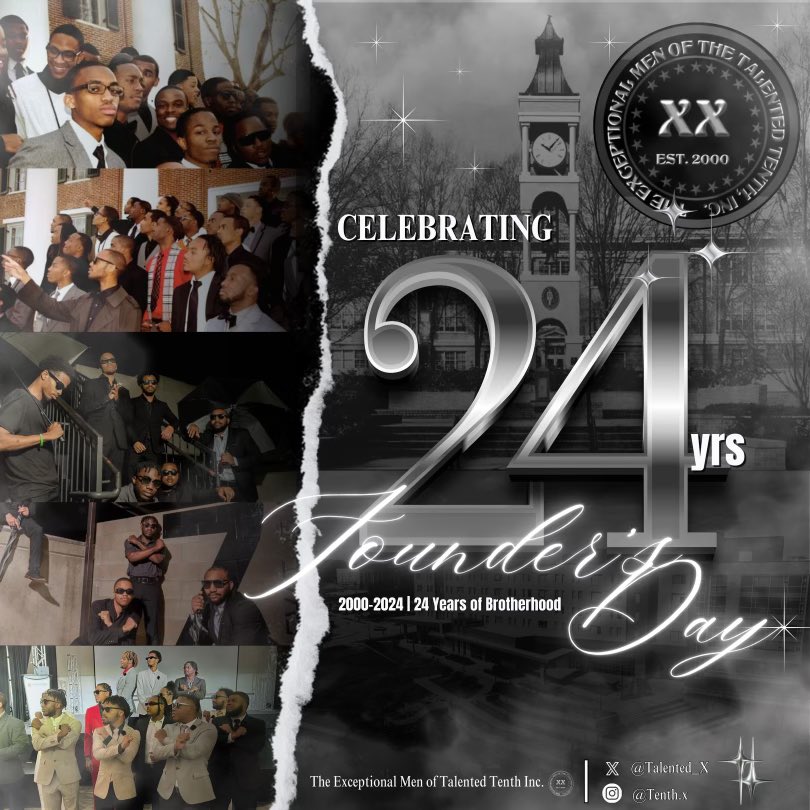 Talented_X's tweet photo. Exceptionalism has taken us a long way, today we celebrate the 24th founding anniversary of an organization that has been dedicated to uplifting and serving the community. 

Happy Founders Day to The Exceptional Men of the Talented Tenth Inc. https://t.co/Ofw85BRc5J