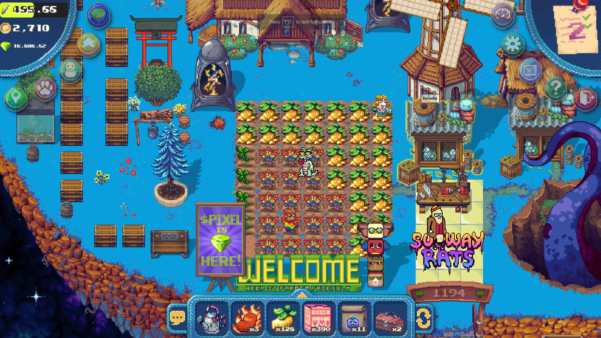 As the CEO of $PIXEL <a href="/pixels_online/">Pixels</a>, the #1 game in web3, I want to address the recent events for a quick healing process and propel us forward rapidly🚀

I remain EXTREMELY BULLISH ON $PIXEL, firmly believing in its potential for unimaginable gains, possibly reaching 100X or