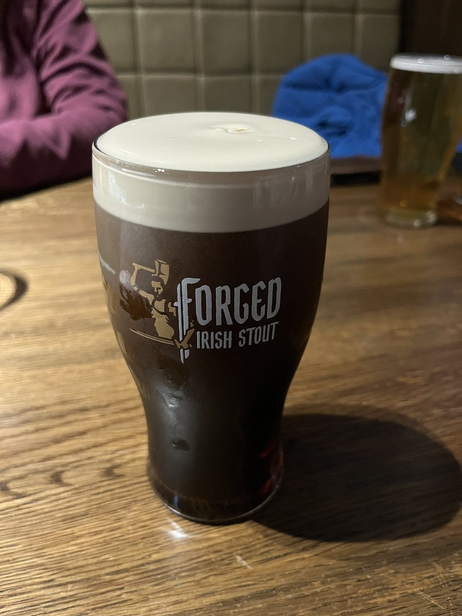 james34960718's tweet photo. First time trying forged stout @ForgedStout @TheNotoriousMMA https://t.co/AcqLgVTLLn