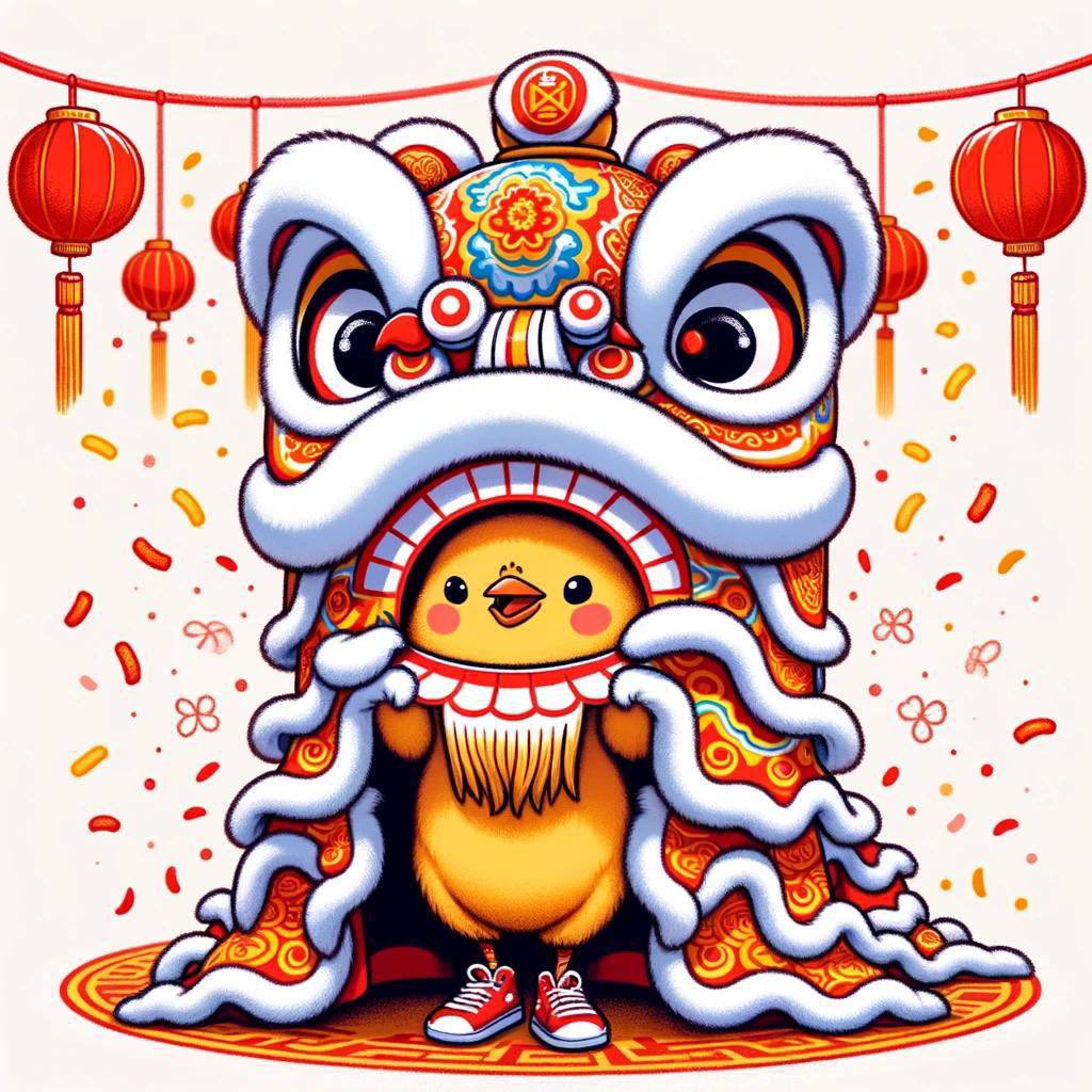 Community created art!
Wishing everyone a cheerful 🐣 Chinese new year!

新年快乐！

$CCB