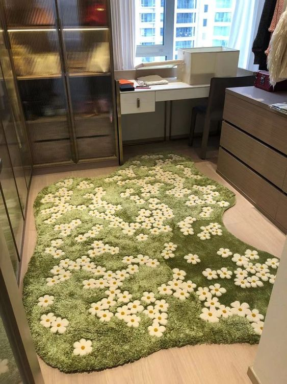 Flower meadow rug