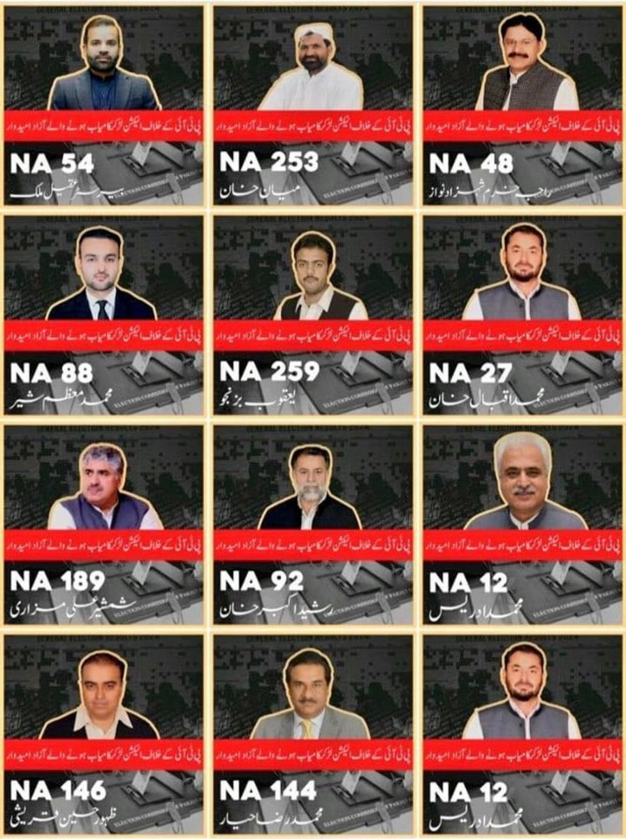 یہ وہ ببر شیر ہیں جو آزاد حیثیت میں شخصیت پرست گروہ کو ہرا کر مسلم لیگ نواز کے قافلہ کا حصہ بن چکے!!
 خوشخبریاں ابھی باقی ہیں ۔
۔