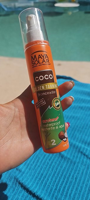 So happy found this new organic tanning oil. They also have the sun screen. Safe for cenotes, reefs and