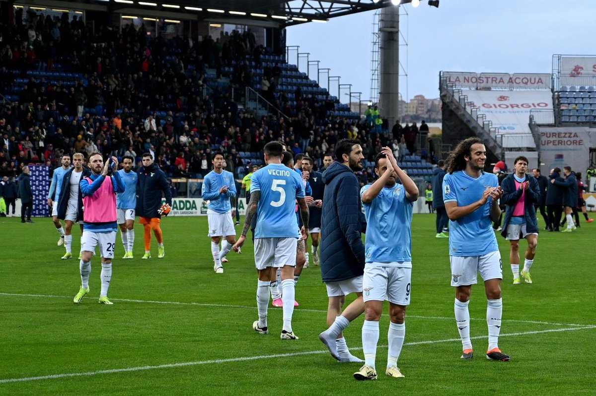 ➕ 𝟯 💪⚪️🔵🦅 @OfficialSSLazio @SerieA #CagliariLazio #AvantiLazio