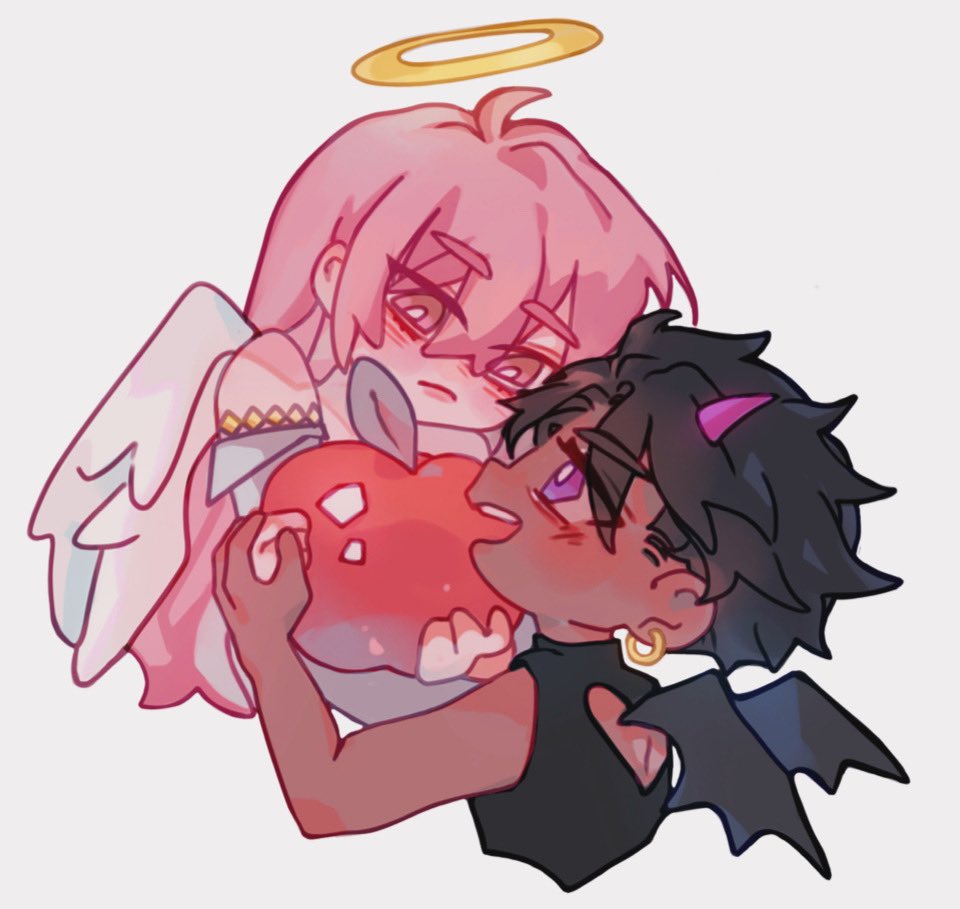 Angel!Lyn and Devil!Tera AU :)#Lynstera