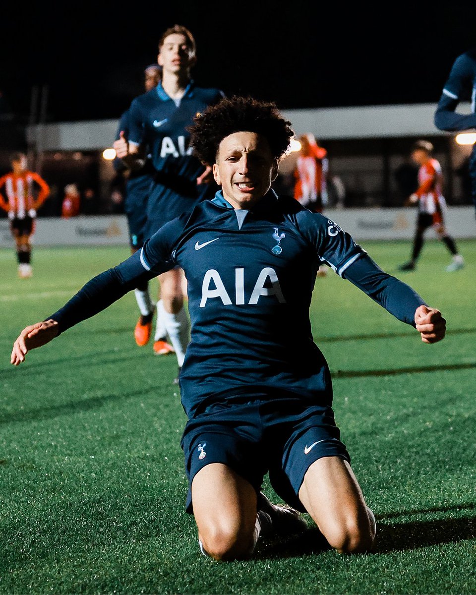 Yusuf akhamrich scored a brace today, he has now scored 4 goals in his last 3 starts for Tottenham:

- vs. Leicester City: ⚽⚽
- vs. Brentford: ⚽
- vs. Leicester City: ⚽ 
🔥😍