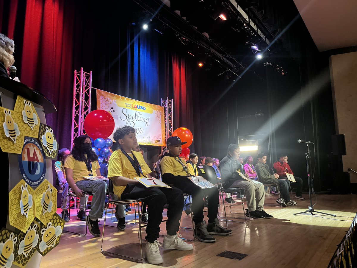 We are BUZZING with excitement at the Inaugural Region South Spelling Bee! These scholars are truly amazing, each one a champion today! #AcceleratingSuccess