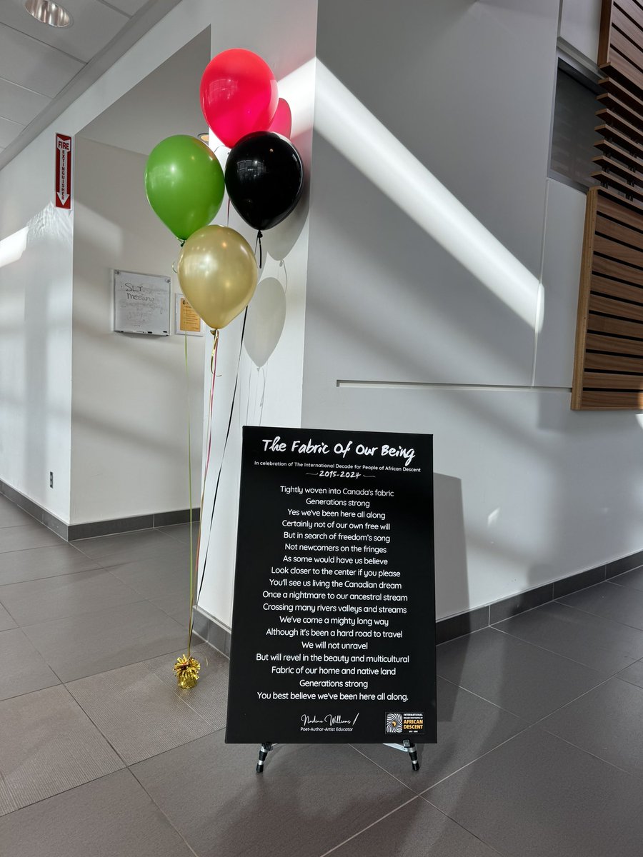 nadinewilliams's tweet photo. Rose with the birds to celebrate with @YRP at their annual #BHM  event and pleased that they have included the unveiling of @StGregoryCA quilt in their celebration.
#Africandescent #Blackartist #Blackart #art #artist #Blackartist #poet @HydroOne thank you for your sponsorship! https://t.co/xVfA4JuB1u