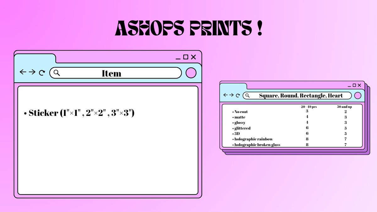 ashops_'s tweet photo. PRICELIST https://t.co/JXFzYR6xUr