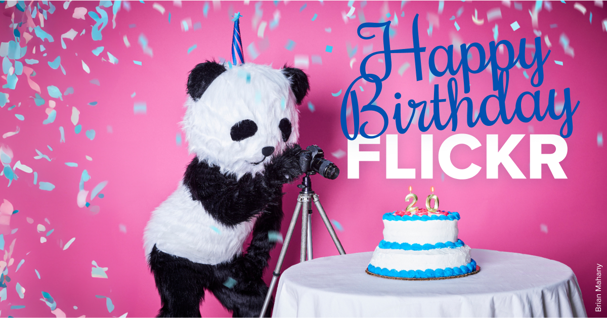 Flickr's tweet photo. Today’s the day! 🎂 Twenty years ago, we started the world’s best photo community, and it wouldn’t be what it is today without you. Thank you for the amazing years of inspiration, connection, &amp; community. 💖 

Here's what we've been up to: https://t.co/eEUqbgi6PN
#FlickrTurns20 https://t.co/JO9yLmOdhG