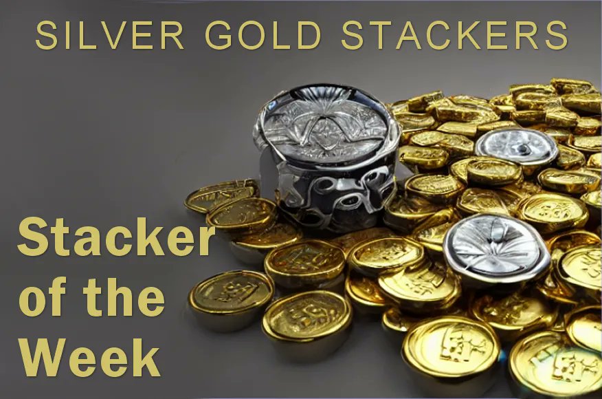 abitcoinman's tweet photo. If you are a real ape you will join the #silvergoldstackers of hive they are responsible for getting me and many others into stacking.
Join us it's free and you can earn some magic internet money you can use to buy more #preciousmetals 🤣
#silversqueeze #ApesTogetherStrong https://t.co/uCFdfUJPHm