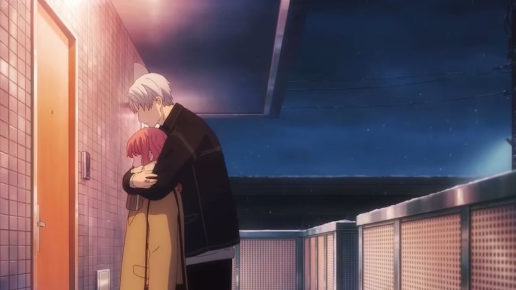 the way he so CLINGY with her 🥺