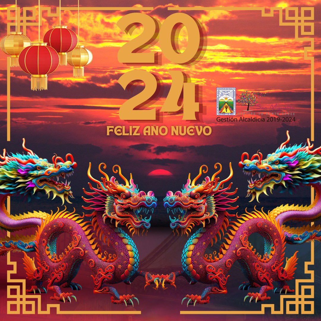 Hoy quiero felicitar a la comunidad china de Panama por el año nuevo chino 4722, el año del dragón 🐉. Reconocemos y admiramos a la comunidad China de Panamá y San Miguelito por su aporte al desarrollo. ¡Feliz año nuevo lleno de salud, abundancia y felicidad!