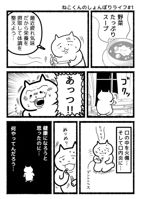 #ねこくんのしょんぼりライフ
ねこくんの日常漫画です。 
