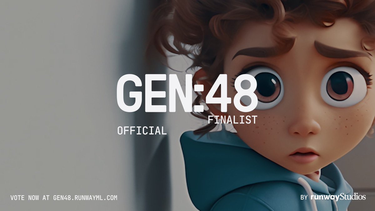 We’re so honored and excited to be a finalist for GEN:48 via <a href="/runwayml/">Runway</a> ! If Maximus brought you a smile we’d love your vote ☺️

gen48.runwayml.com/vote/far-from-…