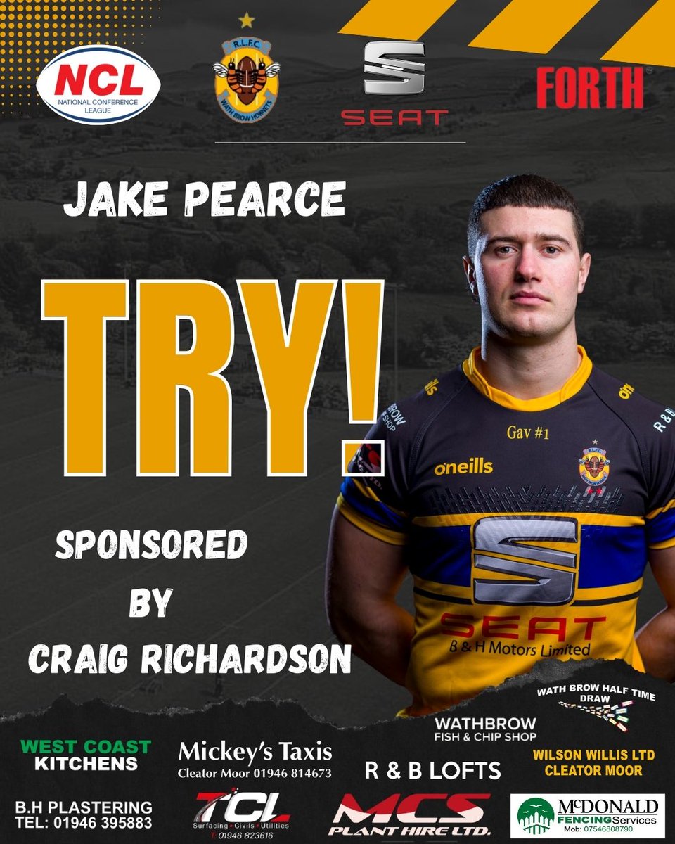 TRY | Jake Pearce CONVERSION | Cole W-T Stanningley 4 - 24 Wath Brow Hornets