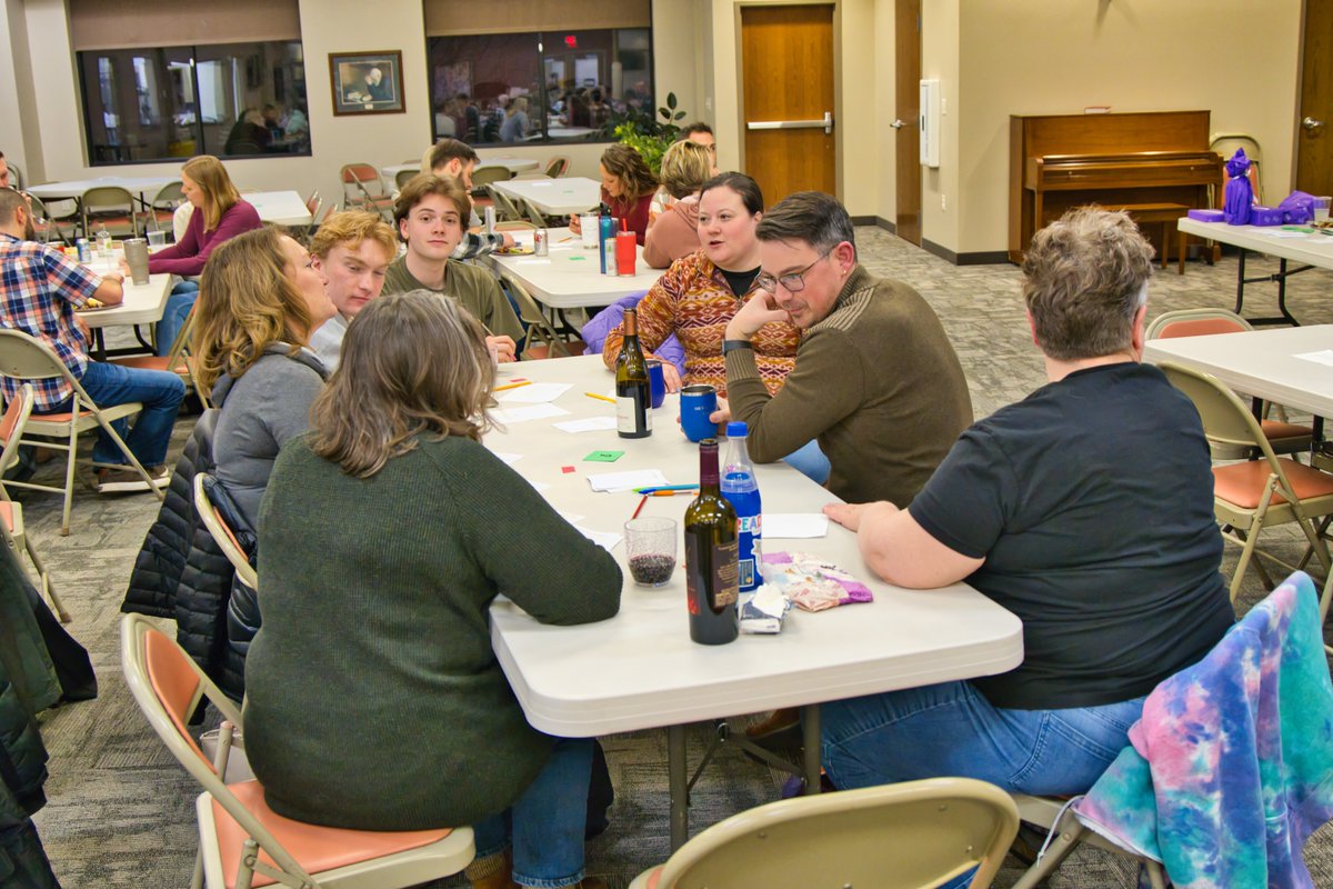 StOlafLutheran's tweet photo. St. Olaf Lutheran Church had a great time during Trivia Night on February 9, 2024. Guests enjoyed challenging questions, won prizes, and savored tasty food and snacks. The event included fun raffle drawings, and everyone had a blast testing their knowledge and making memories! https://t.co/pPSDntWrFG