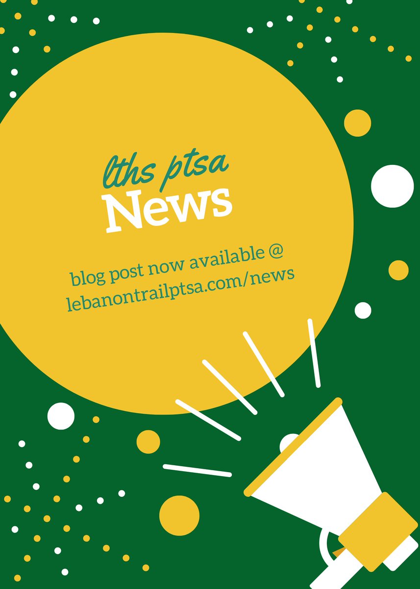 Check out this week's PTSA News about our Lifetime Membership Award; a fun night of painting and and a chance to help our PTSA to win $500. lebanontrailptsa.com/news