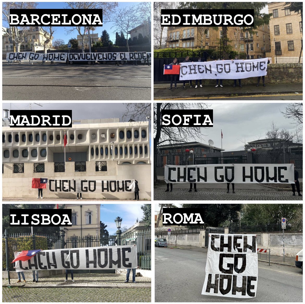 CurvaRCDE's tweet photo. LIBERA AL RCDE
#ChenGoHome
París se intentó, pero no salió. Honor a todos, está guerra la vamos a ganar. https://t.co/mjjtNm7uO1