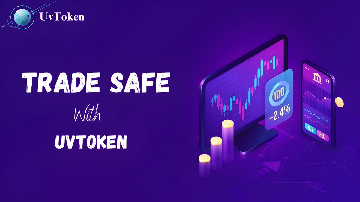 #UvToken is more than just a wallet. It is a progressive #decentralized platform that integrates multi-chain asset 💰 management, cross-chain flash swap &amp; high-quality #DApps.

Trade 📈 safe and smart with UvToken, the ultimate solution for digital asset management

#DeFi #Crypto