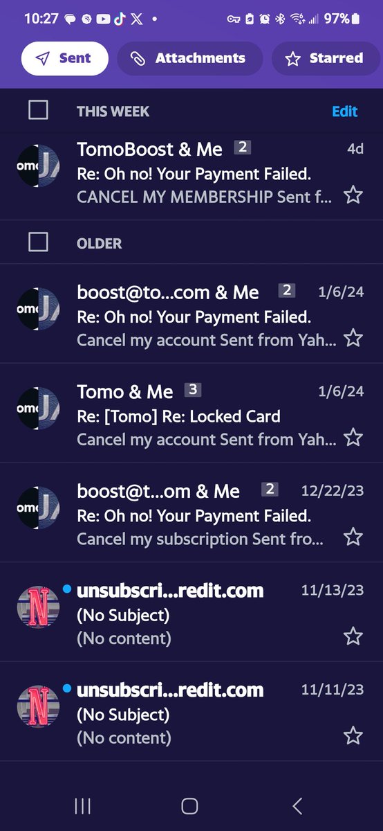 XanderLitt's tweet photo. @TomoCredit I've been trying to cancel my membership for 4 months. You don't have an option in your app or on your site and I'm STILL being charged. Your owner blocked me on X for trying to get answers......... https://t.co/9M77dBdAB8