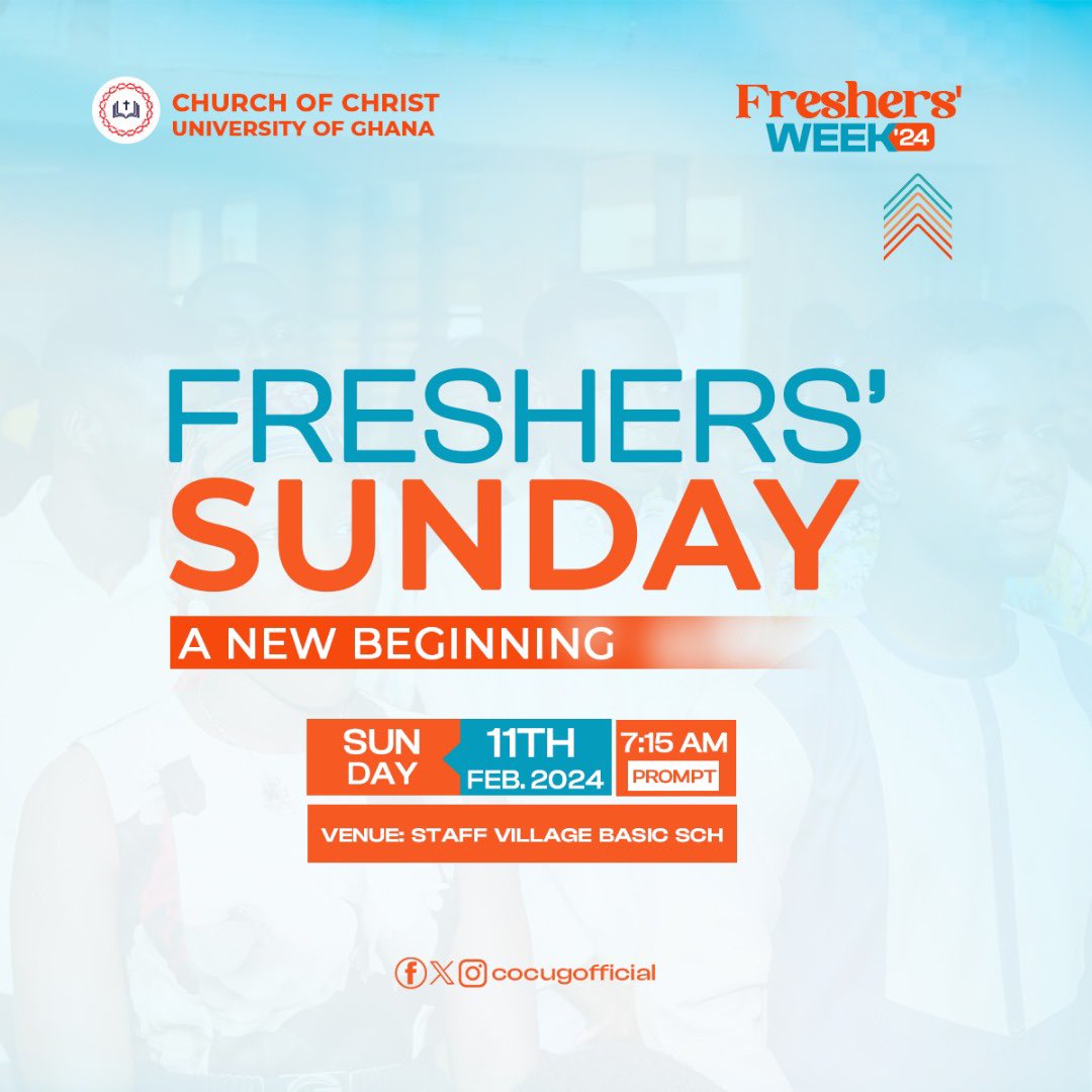 cocugofficial's tweet photo. New beginnings are like blank pages, awaiting the strokes of our dreams and aspirations. Join us this Sunday as we conclude our freshers' week with soulful worship to God, beginning the blank page with hope, faith, and a loving family you can call your own
#freshers
#fresh_start https://t.co/Dj2prdr4hK