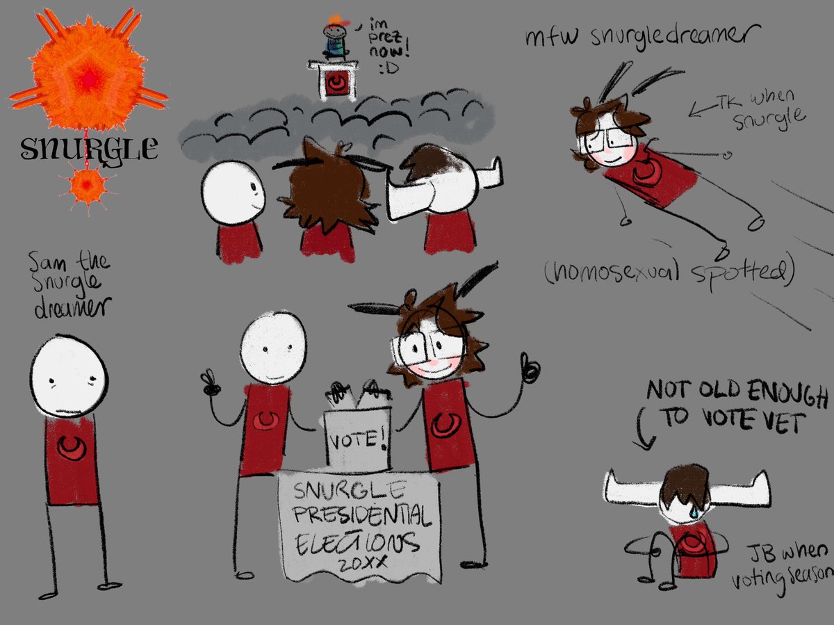 teacakestreams's tweet photo. @PSoundpage democracy!!!!! #Snurgle #SnurgleFanArt https://t.co/kWQMZVa3u2