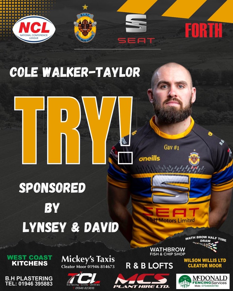 TRY | Cole W-T CONVERSION | Cole W-T Stanningley 4 - 30 Wath Brow Hornets