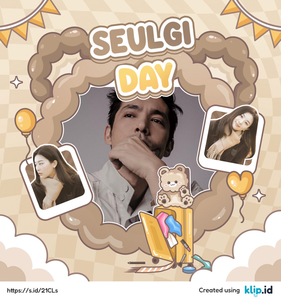suegnchan's tweet photo. @SeulgiCastle Happy birthday pretty bear! Always happy and healthy in your new age 💛🔥

#운명처럼_너와_마주한_슬탄절
#OneAndOnlySeulgiDay https://t.co/Caz0yJq4oU