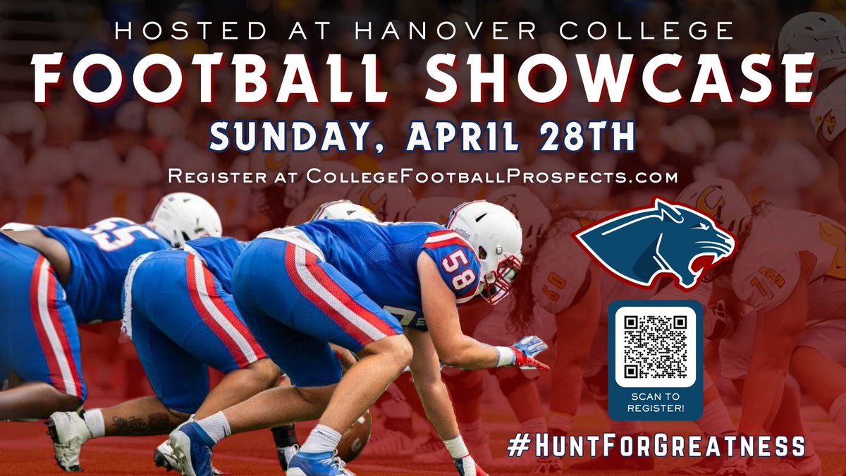 🚨CAMP REMINDER🚨 FTBL Showcase - Show up & Show out ‼️ 🗓️ - Sunday, April 28th 📍 - Hanover College, IN 🔗- CollegeFootballProspects.com Open to all HS FTBL players 2024 - 2027 #HuntForGreatness