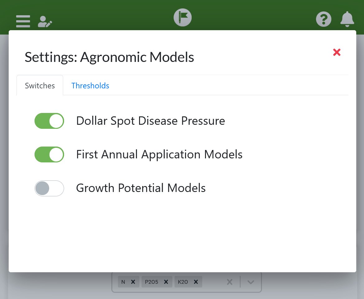 The spring GDD models for the initial Proxy (ethephon) application and recommended spring broadleaf herbicide have been reset for 2024. Click the setting 'gear' button to reveal these model outputs if you've hid them after last spring.