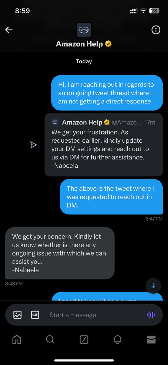 VasGamer3's tweet photo. @amazonIN @AmazonHelp as a prime customer I would like a clarification but cant get any assistance other than a link which doesn’t have the info I need, the customer support refused to further respond when I said the link doesn’t have the answer. Can someone pls help me on this? https://t.co/9271kgQyRa