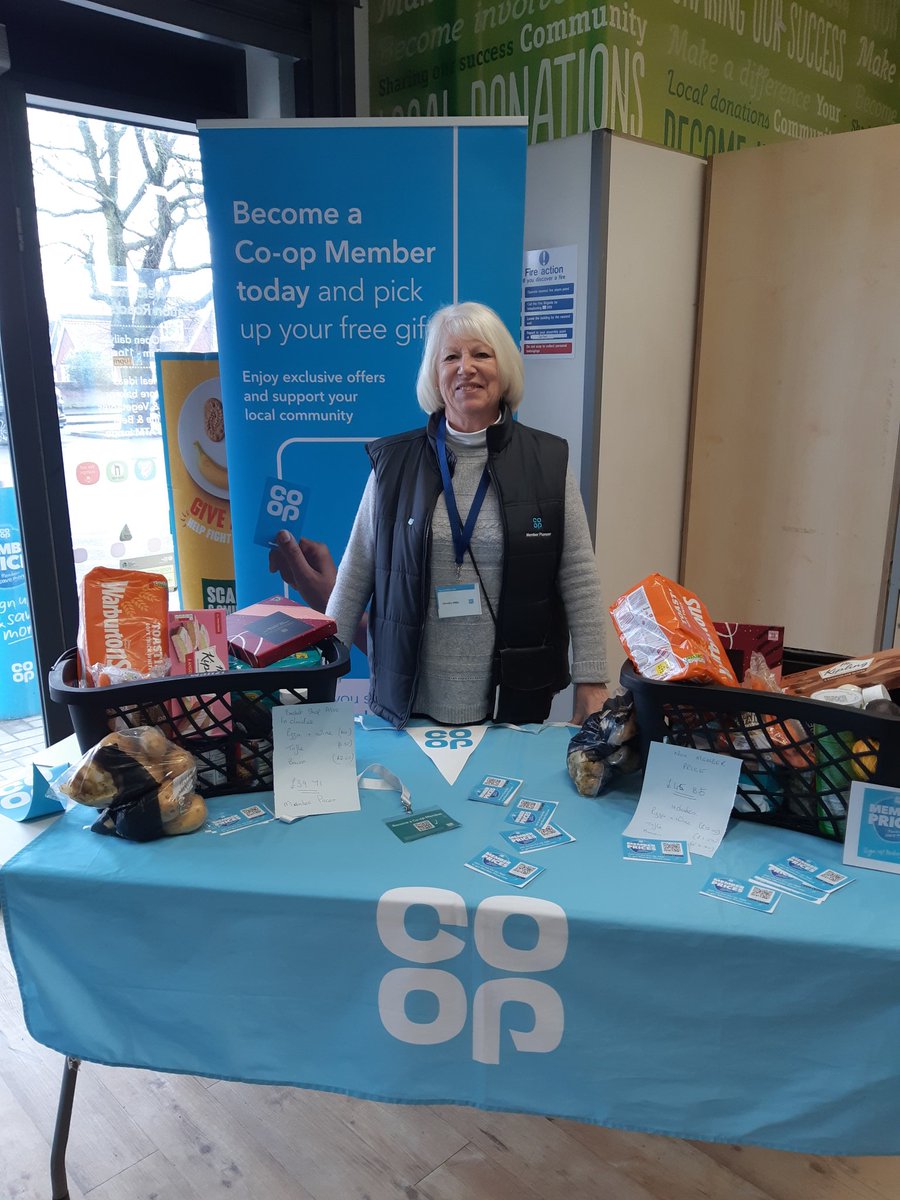 Promoting Coop Membership and benefits of being a member in Dunscroft store. Great to talk to our customers