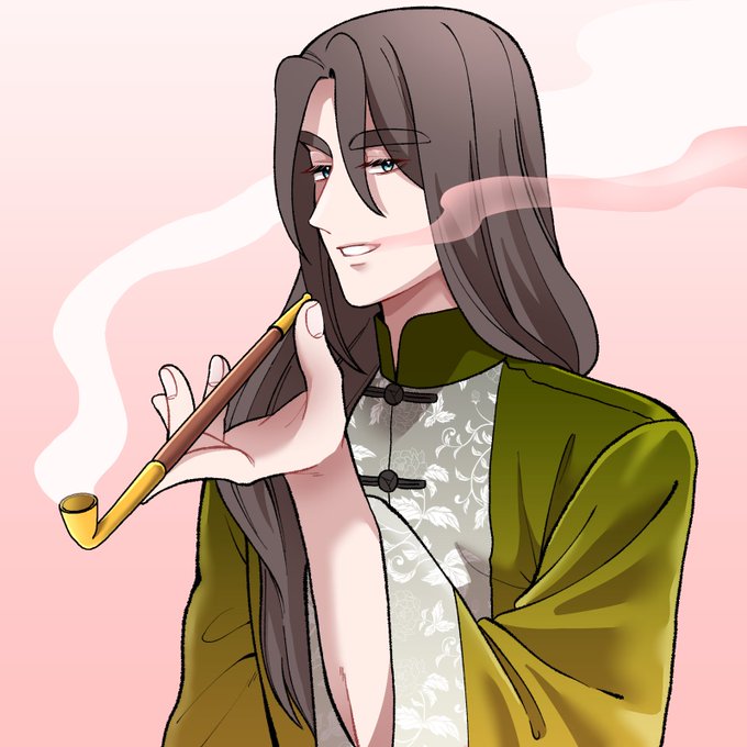 「brown hair smoking pipe」 illustration images(Latest)