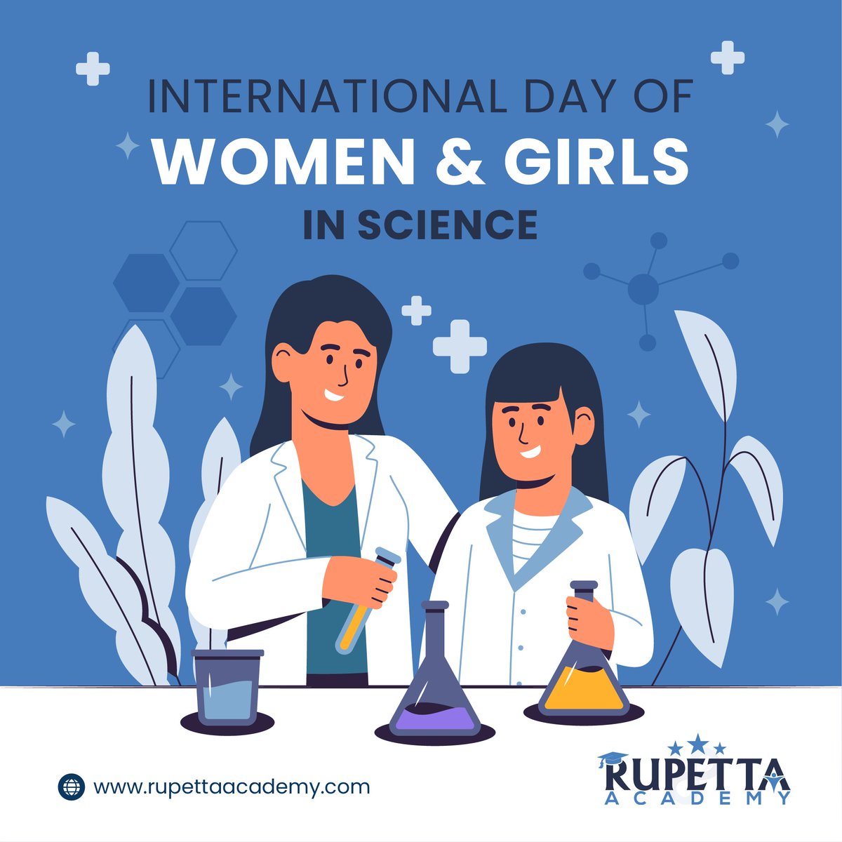 RupettaAcademy's tweet photo. To all the women and girls breaking barriers and making history in the world of science, we celebrate you today and every day!

#rupettaacademy #rupettaacademykids #InternationalDayOfWomenAndGirlsInScience #GirlsInSTEM  #WomenInScience #GirlsInScience https://t.co/xneapyoO1B