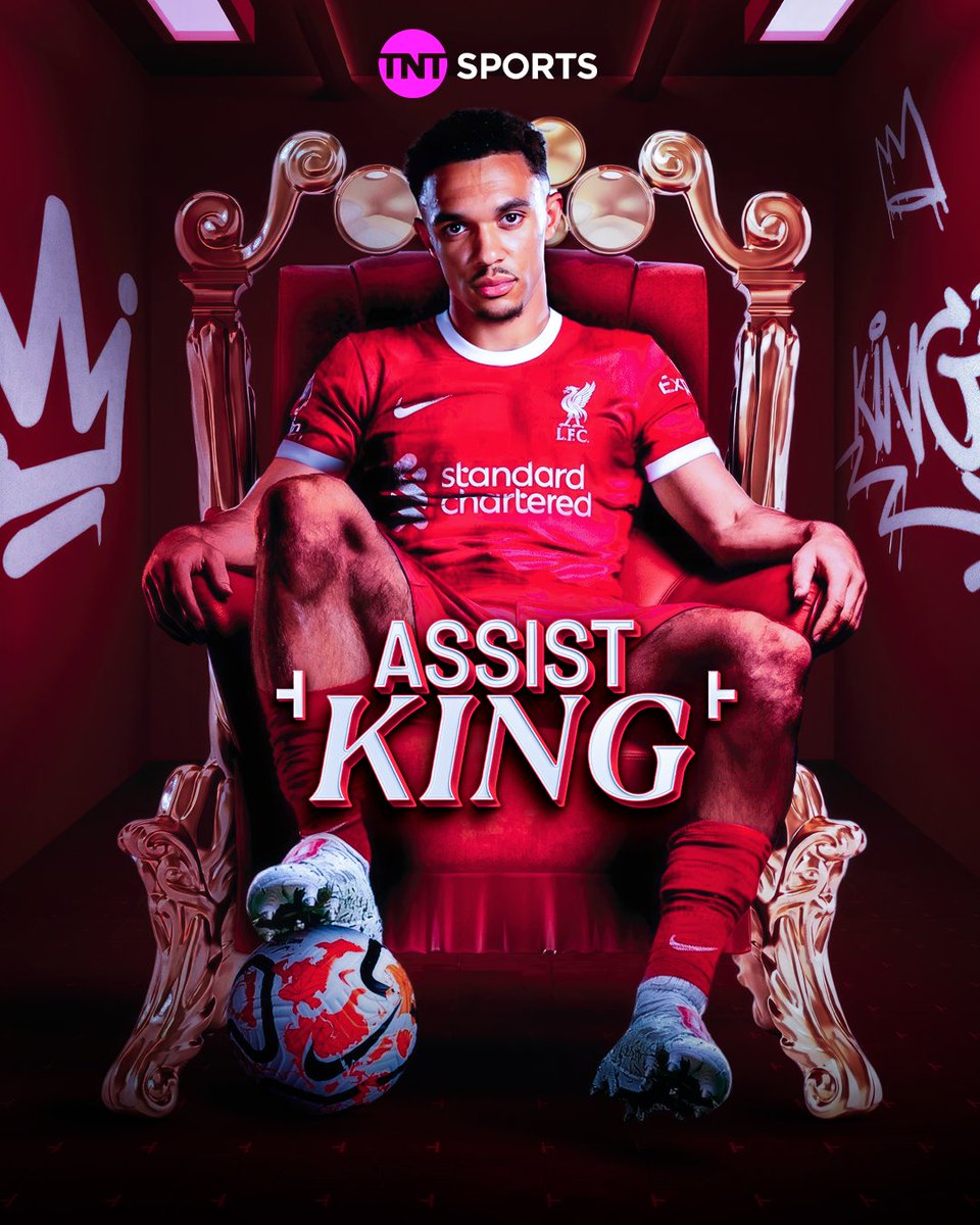 𝐓𝐡𝐞 𝐦𝐨𝐬𝐭 𝐚𝐬𝐬𝐢𝐬𝐭𝐬 𝐟𝐫𝐨𝐦 𝐚 𝐝𝐞𝐟𝐞𝐧𝐝𝐞𝐫 𝐢𝐧 𝐏𝐑𝐄𝐌𝐈𝐄𝐑 𝐋𝐄𝐀𝐆𝐔𝐄 𝐇𝐈𝐒𝐓𝐎𝐑𝐘 🪄

Trent Alexander-Arnold.