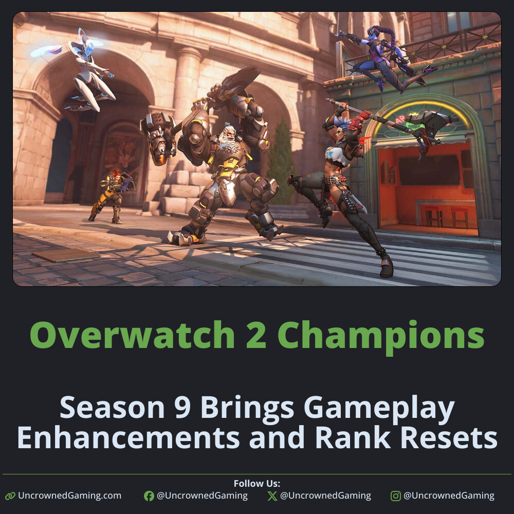 Overwatch 2 Champions: Season 9 Brings Gameplay Enhancements and Rank Resets

i.mtr.cool/zppxwahxpx

#Overwatch2 #GameplayEnhancements #HeroUpdates