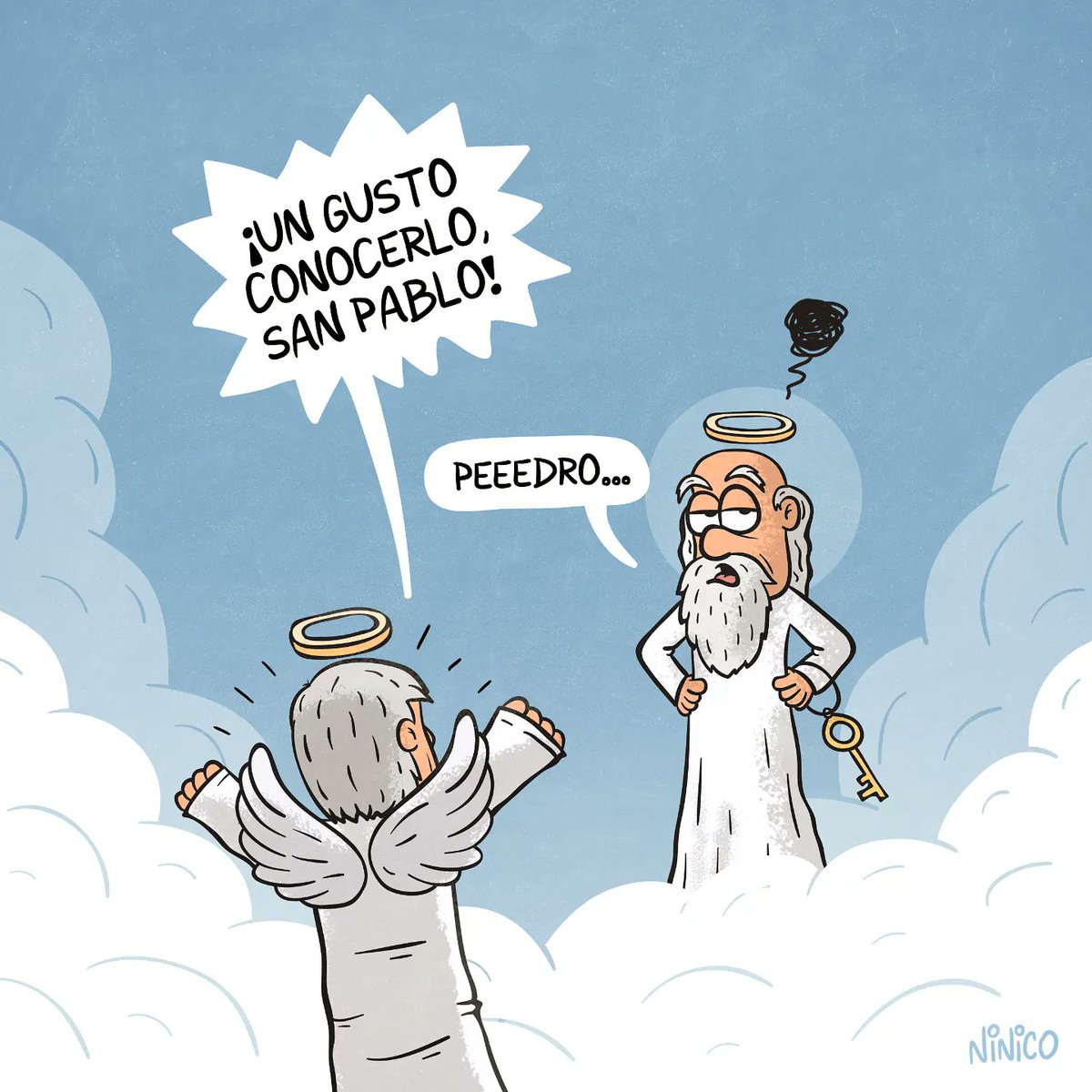 San Pedro... 🔑👼 #Piñericosas