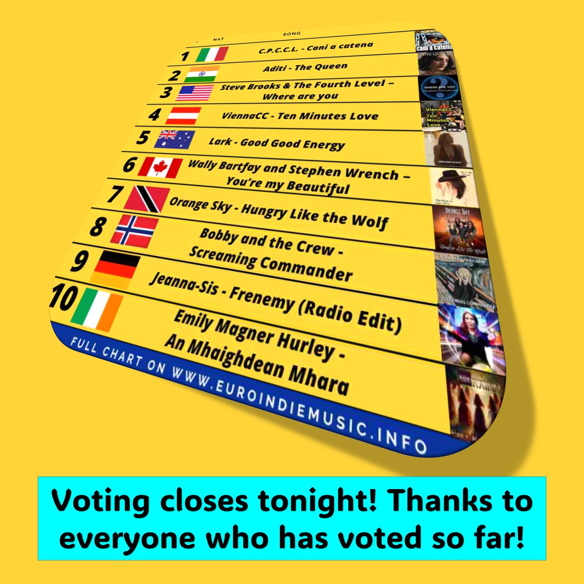 Vote here! ►euroindiemusic.info/votation-poll/ @QuiteGreatPR