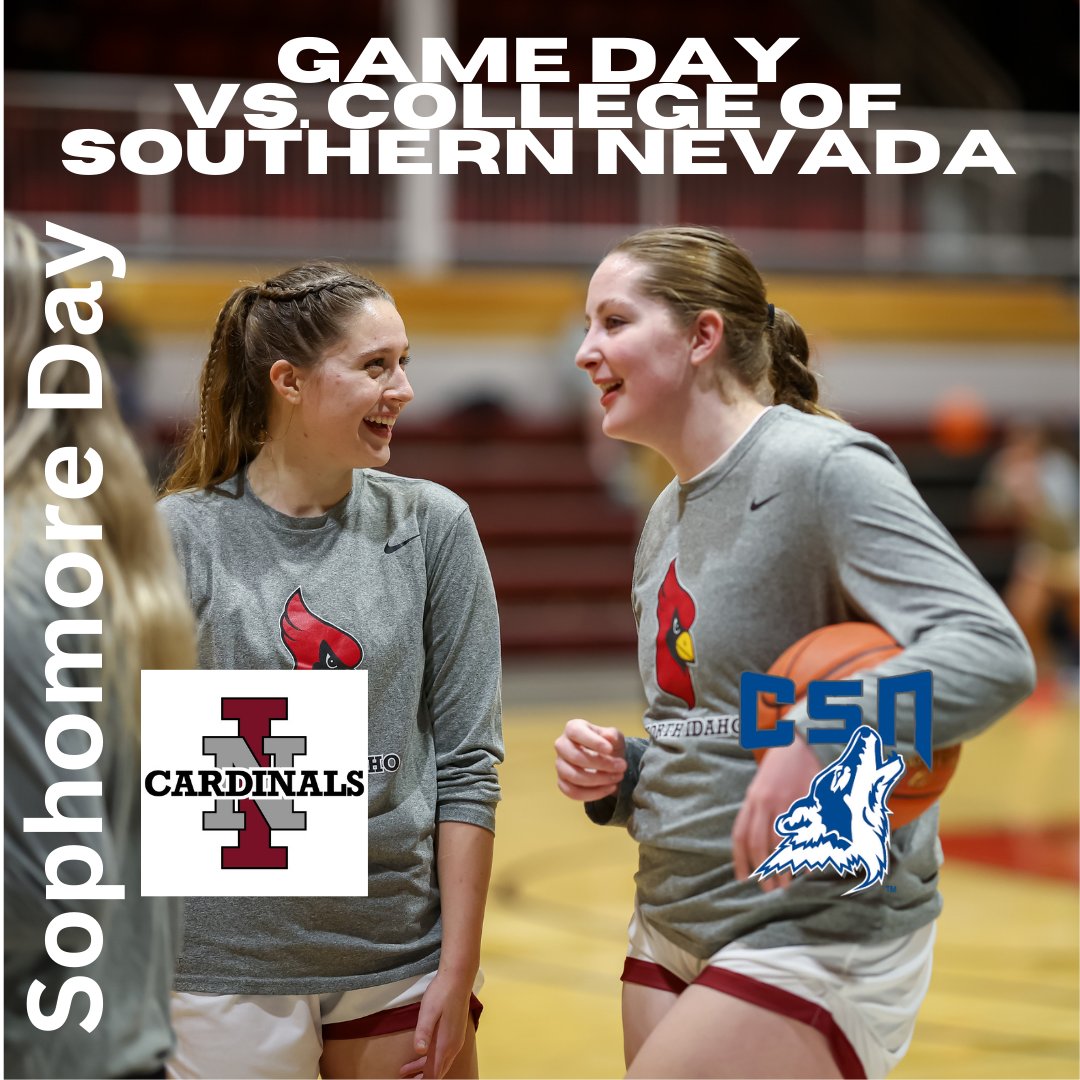 NorthIdahoWBB's tweet photo. Come on out to Christianson Gym 1pm on NIC campus to support the ladies as we play College of Southern Nevada.
We will also celebrate our amazing Sophomore class immediately after the game prior to the men's game at 3pm.
#SCCWeFly https://t.co/C7tjaRnWE2