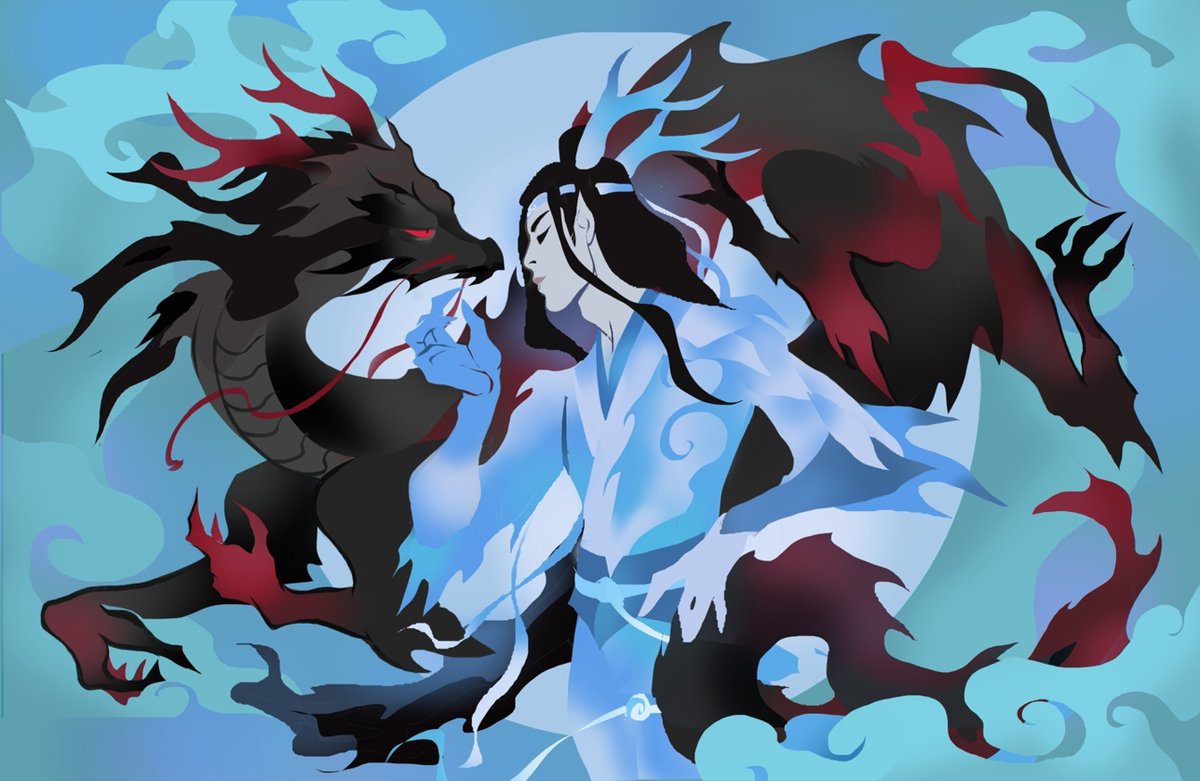 imaridin's tweet image. #WangXian #fanart #dragons