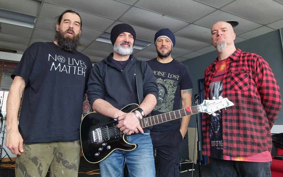 We are back and rehearsing, making sure our music is heavy 🤘#heavymetal #rockmusic #rockband #rehearsals #music #metalheads