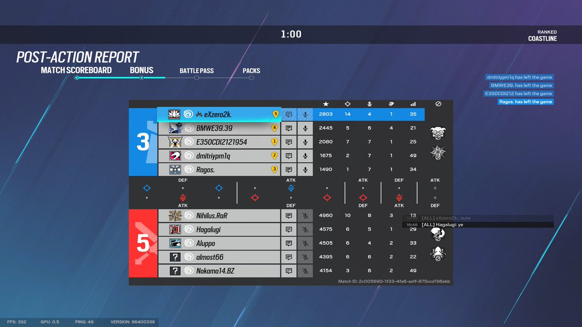 eXzeroFPS's tweet image. How i lose my Matches ...