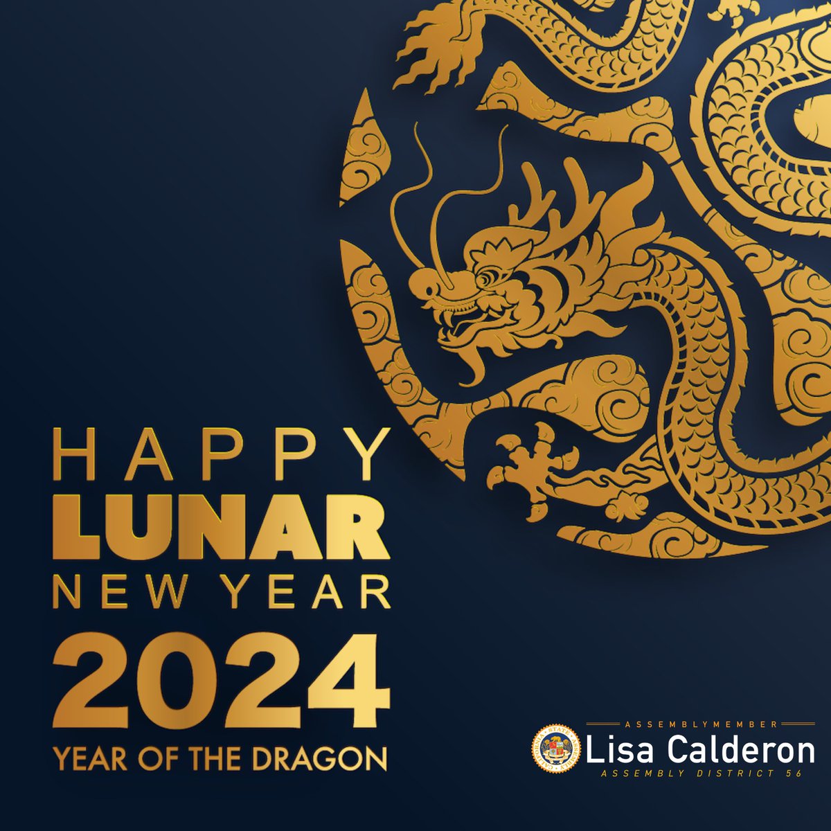 Happy Lunar New Year! Wishing the residents of the 56th Assembly District prosperity and good health in the coming year of the dragon. #YearOfTheDragon