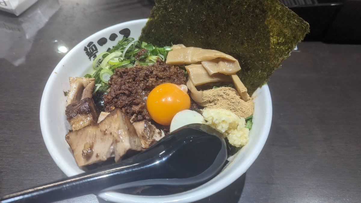 whereismybean's tweet photo. 今山梨で一番上手いまぜそばを出す店 https://t.co/HKJ2IGlVJN
