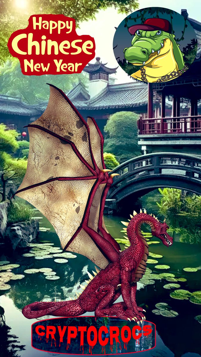 CryptoCrocWorld's tweet image. We consider Crocs to be Dragons. Moreover, #cryptocrocs made Dragons no mere myth to us, but living creatures of the #cryptocrocsworld
This Year of the Dragon will be successful for everyone associated with them!!! 🧧🐲🐊 #nftcommunity #nftcollectors #newnftcollection #dragonyear