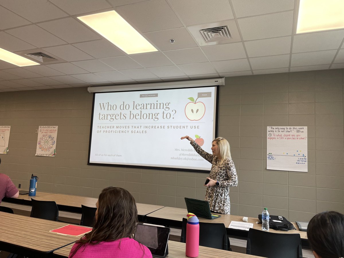 Who do learning targets belong to? -@MeredithBarkley 🧵… #ACGAL #ACGAL24