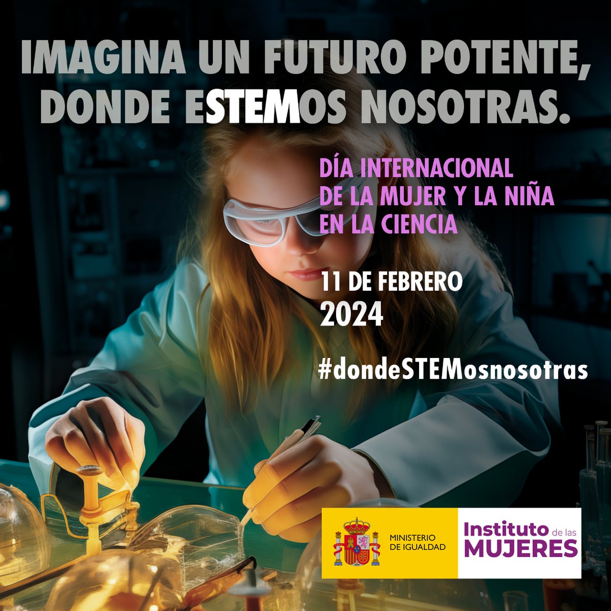 🟣 La falta de referentes es un problema crucial. Esto no solo impide que las niñas se identifiquen con ciertas carreras, sino que también desemboca en problemas más complejos, como la disminución de la percepción de sus propias capacidades.
#dondeSTEMosnosotras ⬇️